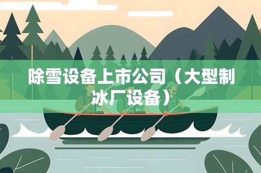 除雪设备上市公司（大型制冰厂设备）