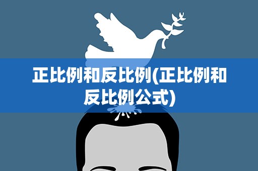 正比例和反比例(正比例和反比例公式)