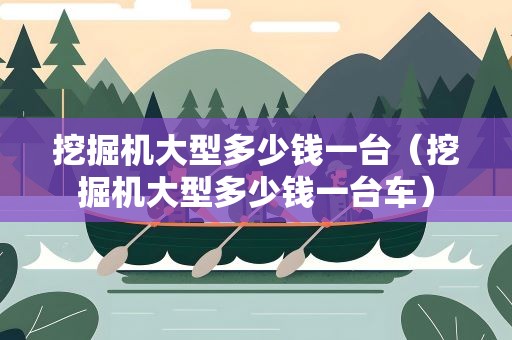 挖掘机大型多少钱一台（挖掘机大型多少钱一台车）