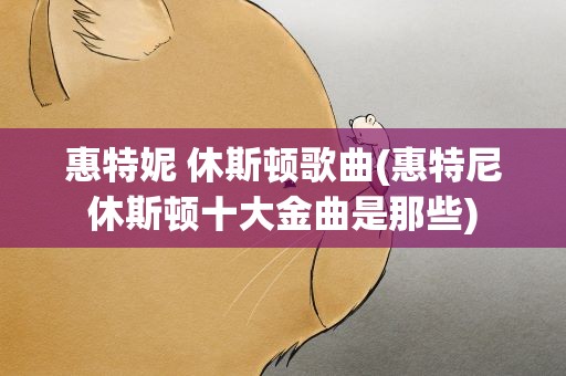 惠特妮 休斯顿歌曲(惠特尼休斯顿十大金曲是那些)