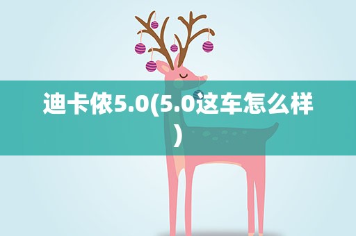 迪卡侬5.0(5.0这车怎么样)