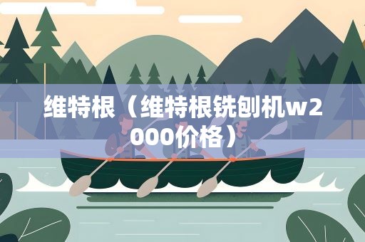 维特根（维特根铣刨机w2000价格）