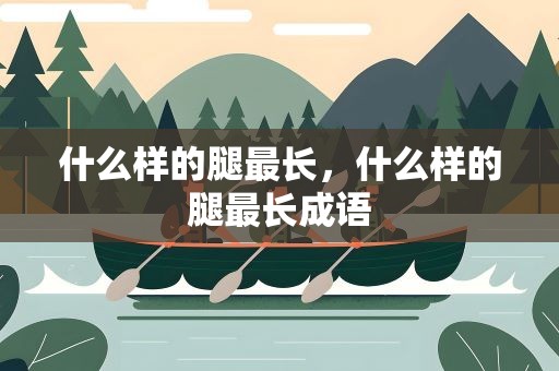 什么样的腿最长，什么样的腿最长成语