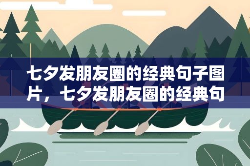 七夕发朋友圈的经典句子图片，七夕发朋友圈的经典句子图片大全