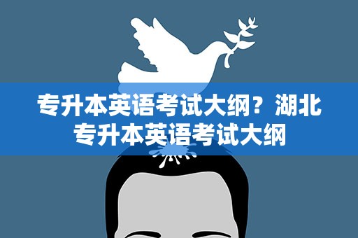 专升本英语考试大纲？湖北专升本英语考试大纲