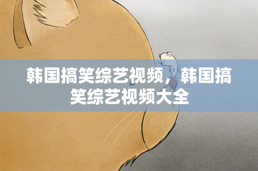韩国搞笑综艺视频，韩国搞笑综艺视频大全