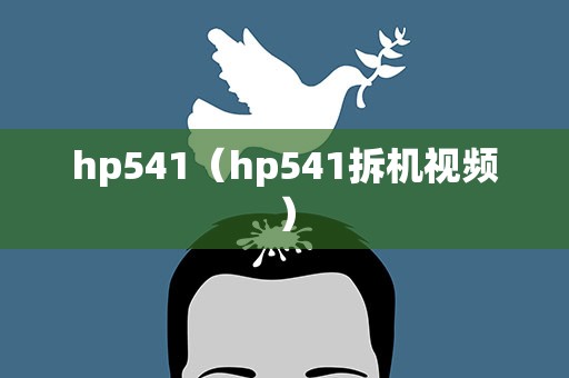 hp541（hp541拆机视频）