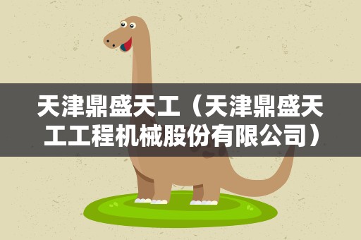 天津鼎盛天工（天津鼎盛天工工程机械股份有限公司）