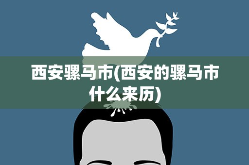 西安骡马市(西安的骡马市什么来历)