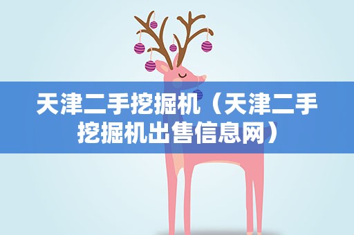 天津二手挖掘机（天津二手挖掘机出售信息网）