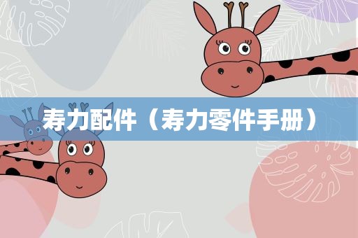 寿力配件（寿力零件手册）