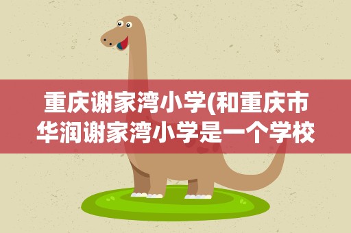 重庆谢家湾小学(和重庆市华润谢家湾小学是一个学校吗)