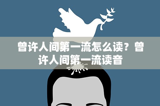 曾许人间第一流怎么读？曾许人间第一流读音