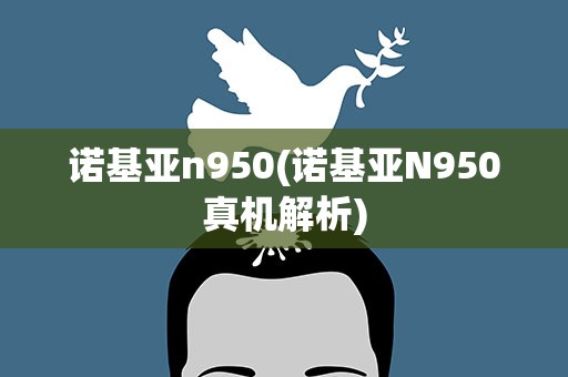 诺基亚n950(诺基亚N950真机解析)