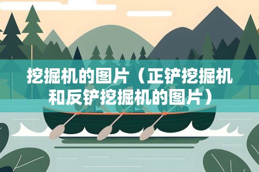 挖掘机的图片（正铲挖掘机和反铲挖掘机的图片）
