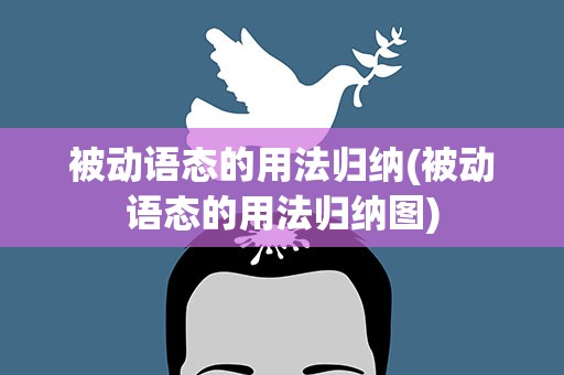 被动语态的用法归纳(被动语态的用法归纳图)
