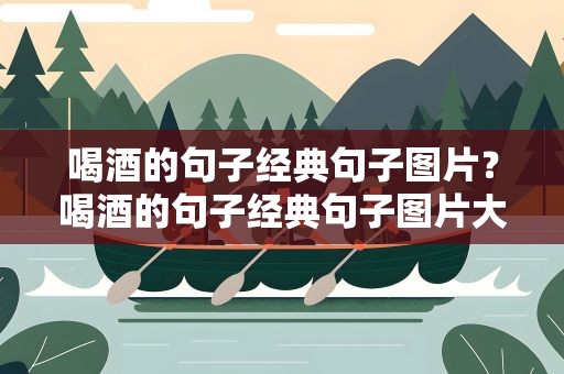 喝酒的句子经典句子图片？喝酒的句子经典句子图片大全