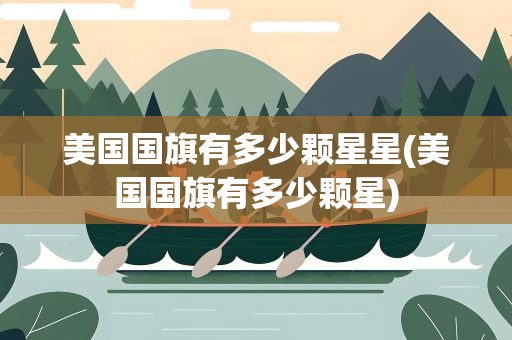 美国国旗有多少颗星星(美国国旗有多少颗星)