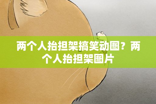 两个人抬担架搞笑动图？两个人抬担架图片