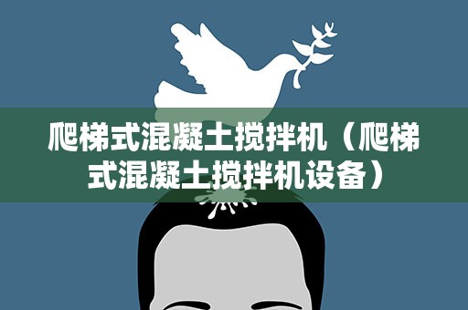 爬梯式混凝土搅拌机（爬梯式混凝土搅拌机设备）