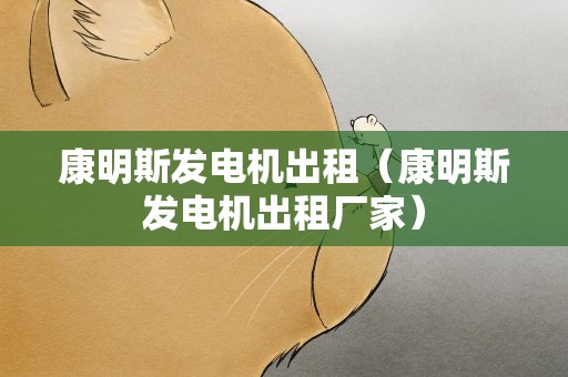 康明斯发电机出租（康明斯发电机出租厂家）