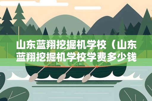 山东蓝翔挖掘机学校（山东蓝翔挖掘机学校学费多少钱）