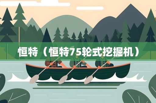 恒特（恒特75轮式挖掘机）