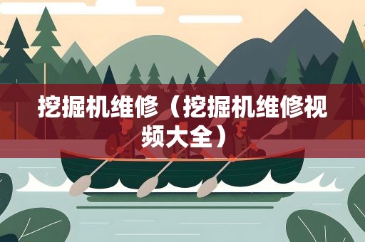 挖掘机维修（挖掘机维修视频大全）