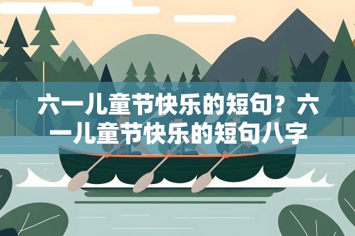 六一儿童节快乐的短句？六一儿童节快乐的短句八字
