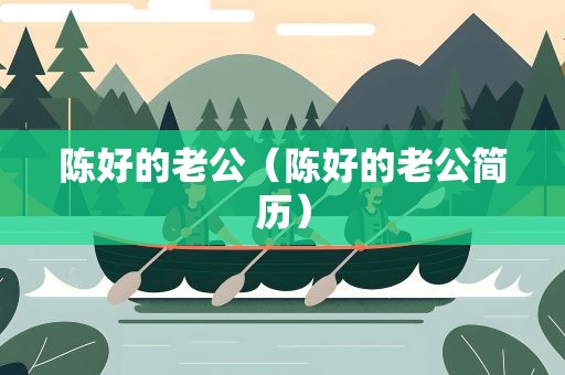 陈好的老公（陈好的老公简历）