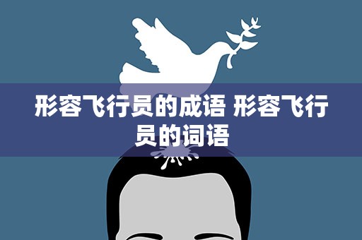形容飞行员的成语 形容飞行员的词语