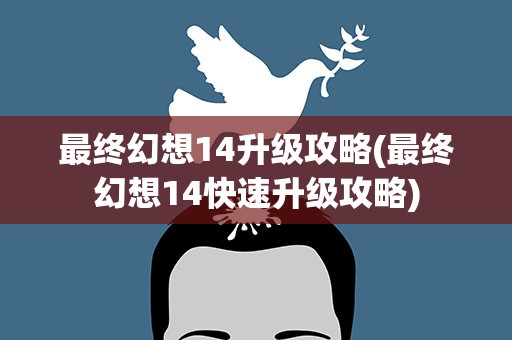 最终幻想14升级攻略(最终幻想14快速升级攻略)