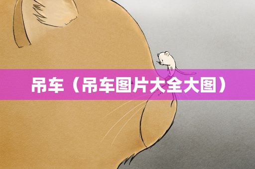 吊车（吊车图片大全大图）