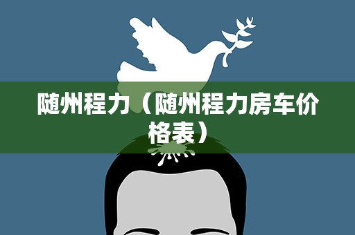 随州程力（随州程力房车价格表）