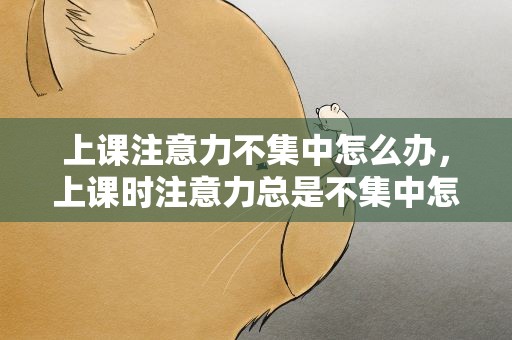 上课注意力不集中怎么办，上课时注意力总是不集中怎么办