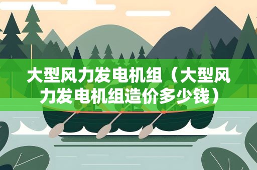 大型风力发电机组（大型风力发电机组造价多少钱）