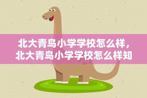 北大青鸟小学学校怎么样，北大青鸟小学学校怎么样知乎