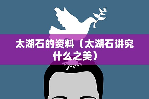 太湖石的资料（太湖石讲究什么之美）