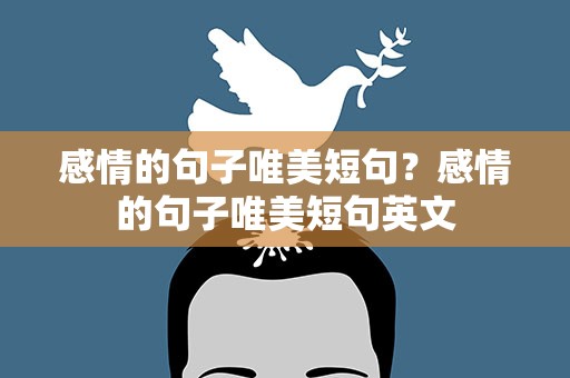 感情的句子唯美短句？感情的句子唯美短句英文