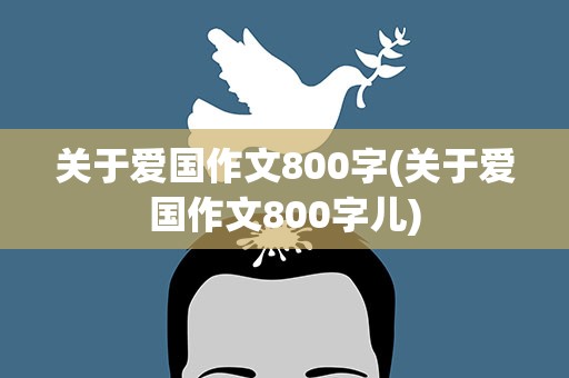 关于爱国作文800字(关于爱国作文800字儿)