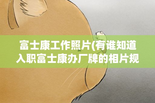 富士康工作照片(有谁知道入职富士康办厂牌的相片规格)