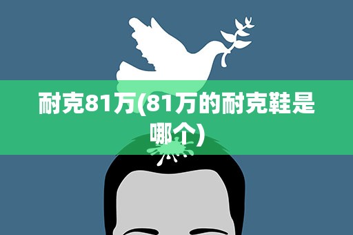 耐克81万(81万的耐克鞋是哪个)