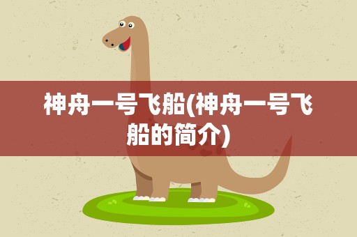 神舟一号飞船(神舟一号飞船的简介)