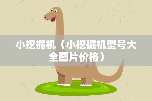 小挖掘机（小挖掘机型号大全图片价格）