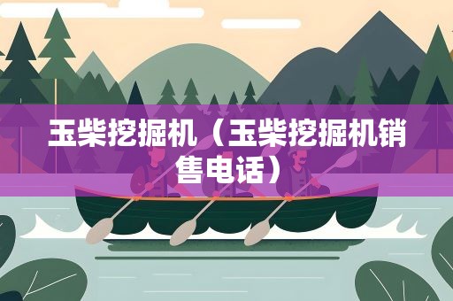 玉柴挖掘机（玉柴挖掘机销售电话）