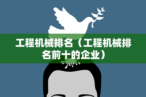 工程机械排名（工程机械排名前十的企业）