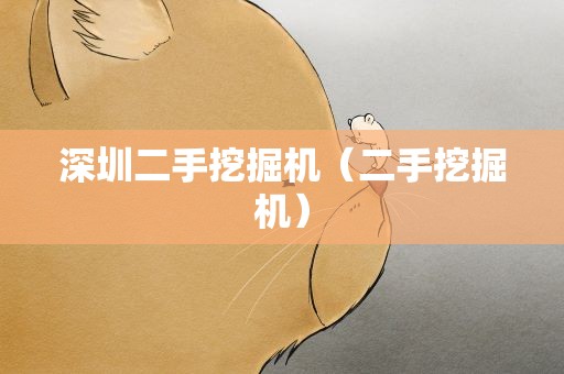 深圳二手挖掘机（二手挖掘机）