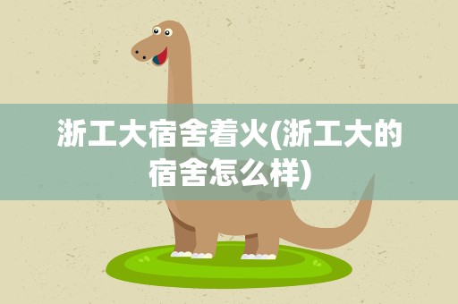 浙工大宿舍着火(浙工大的宿舍怎么样)
