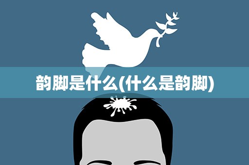韵脚是什么(什么是韵脚)