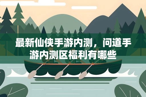 最新仙侠手游内测，问道手游内测区福利有哪些